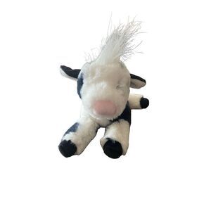 Douglas Black White Corinna Holstein Dairy Cow Plush Stuffed Animal 12”